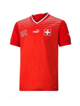 Billige Sveits Hjemmedrakt VM 2022 Kortermet